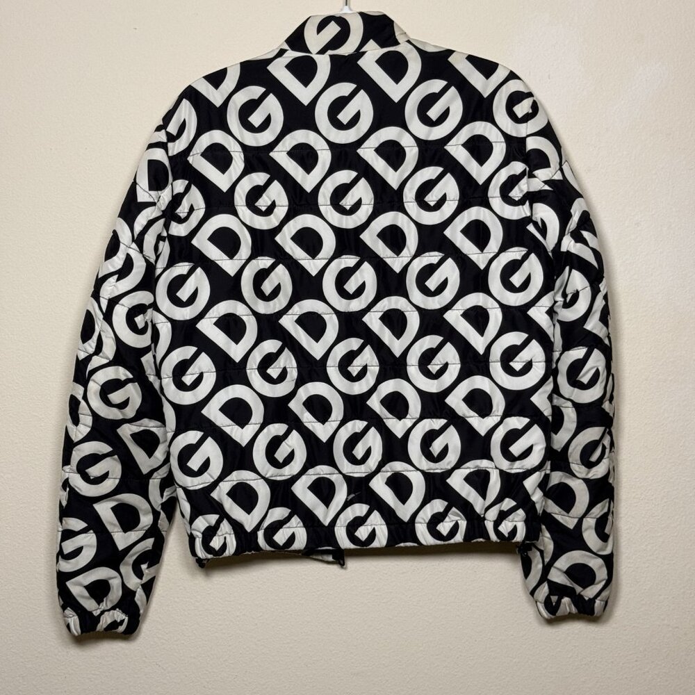 Dolce & Gabbana DG logo bomber puffer jacket coat Authentic - Picture 8 of 8